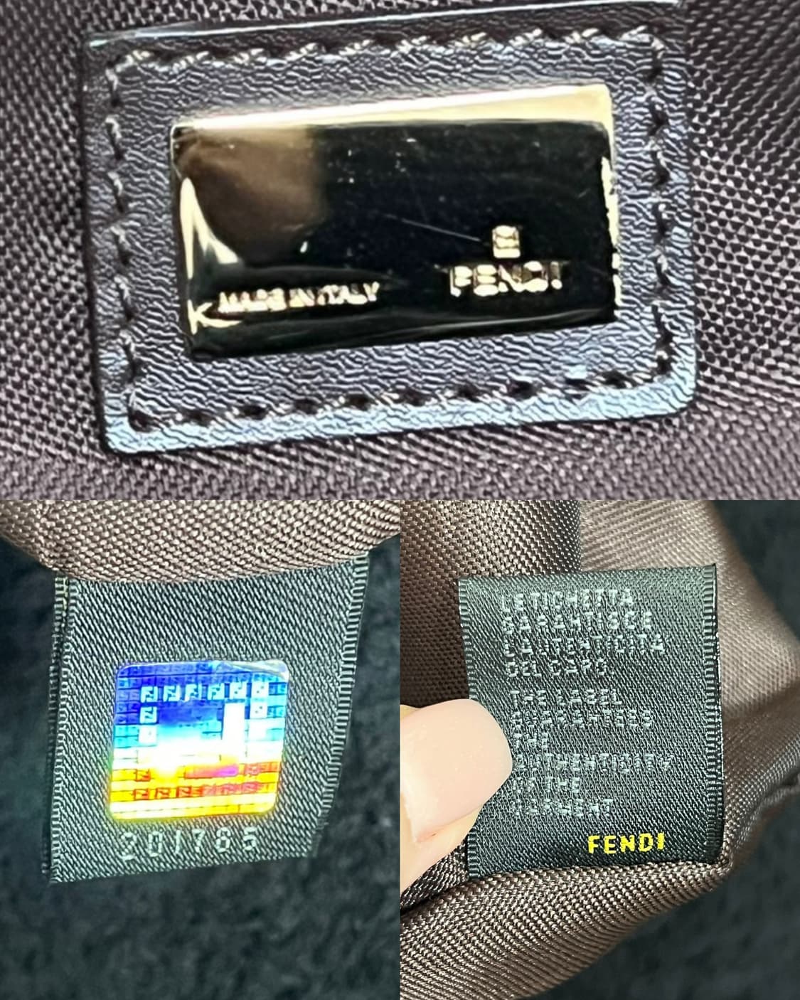 정품 펜디 빈티지 주키노 셰프 호보백 상품이미지7