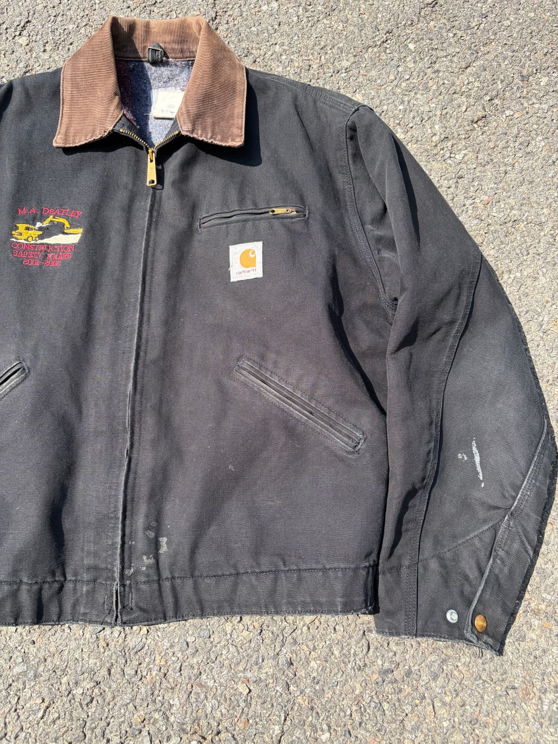 90s 칼하트 빈티지 샌드스톤 디트로이트 자켓 상품이미지3