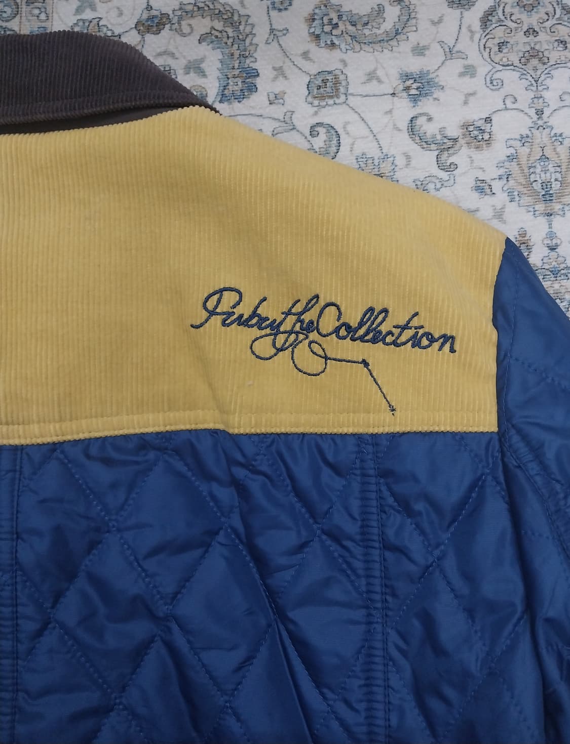 FUBU 믹스매치 코듀로이 배색 퀼팅 자켓 100 상품이미지4