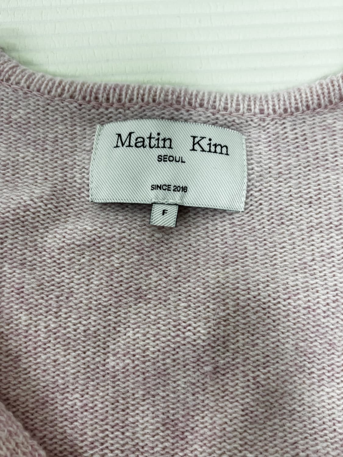 마뗑킴 핑크 니트 가디건 F 상품이미지2