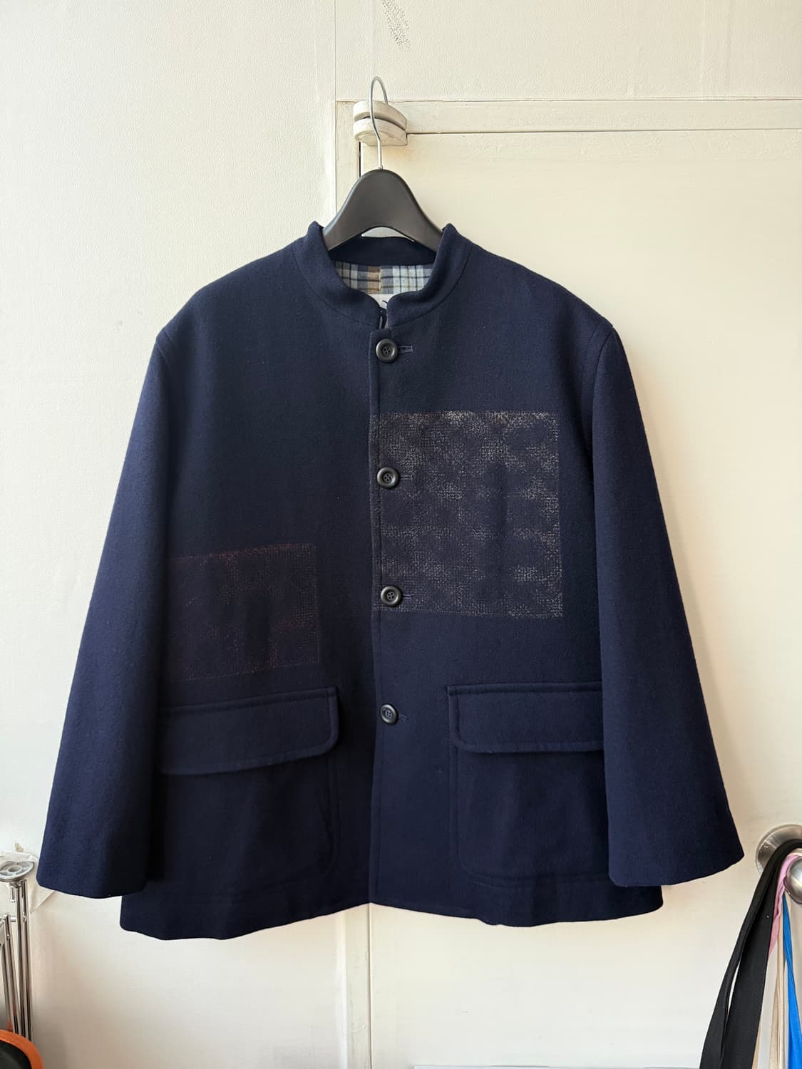 이세이미야케 코트 네이비  상품이미지5