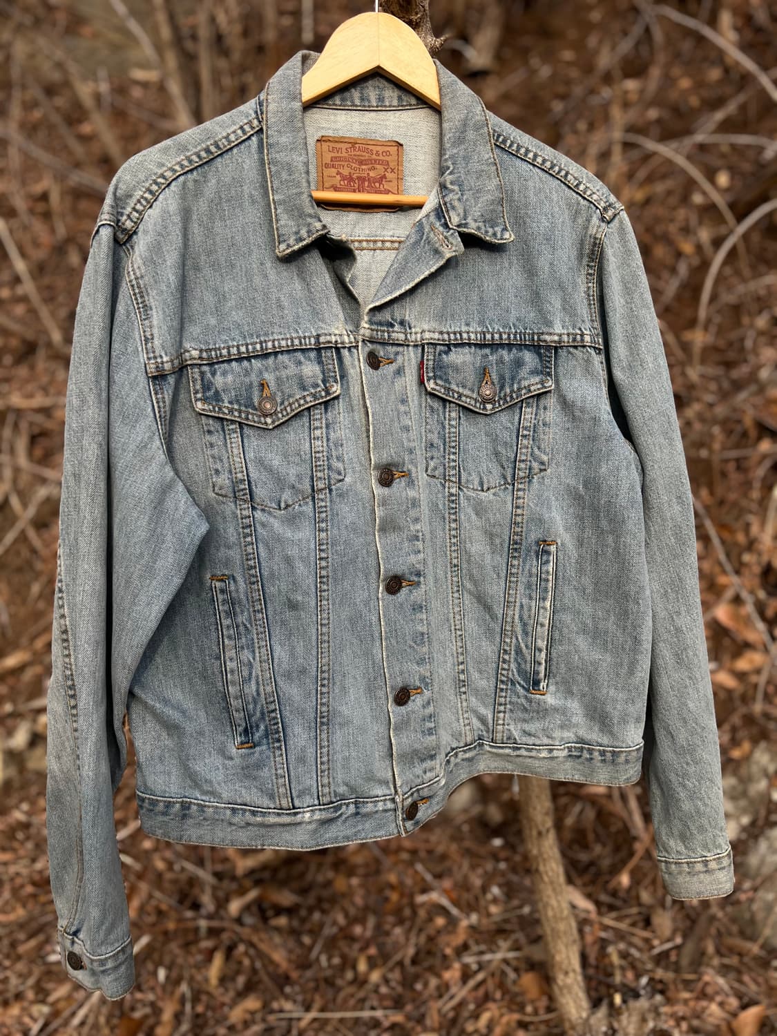 리바이스 데님 트러커 자켓 (연청 ) 상품이미지7