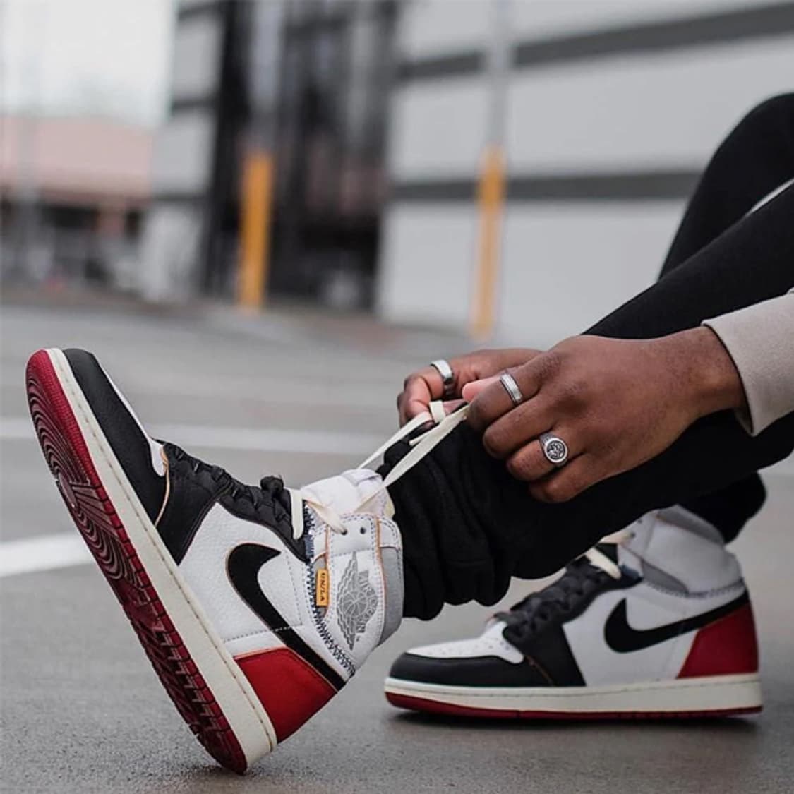 나이키 조던 1 x 유니온 레트로 하이 / 블랙토 (260) 상품이미지5