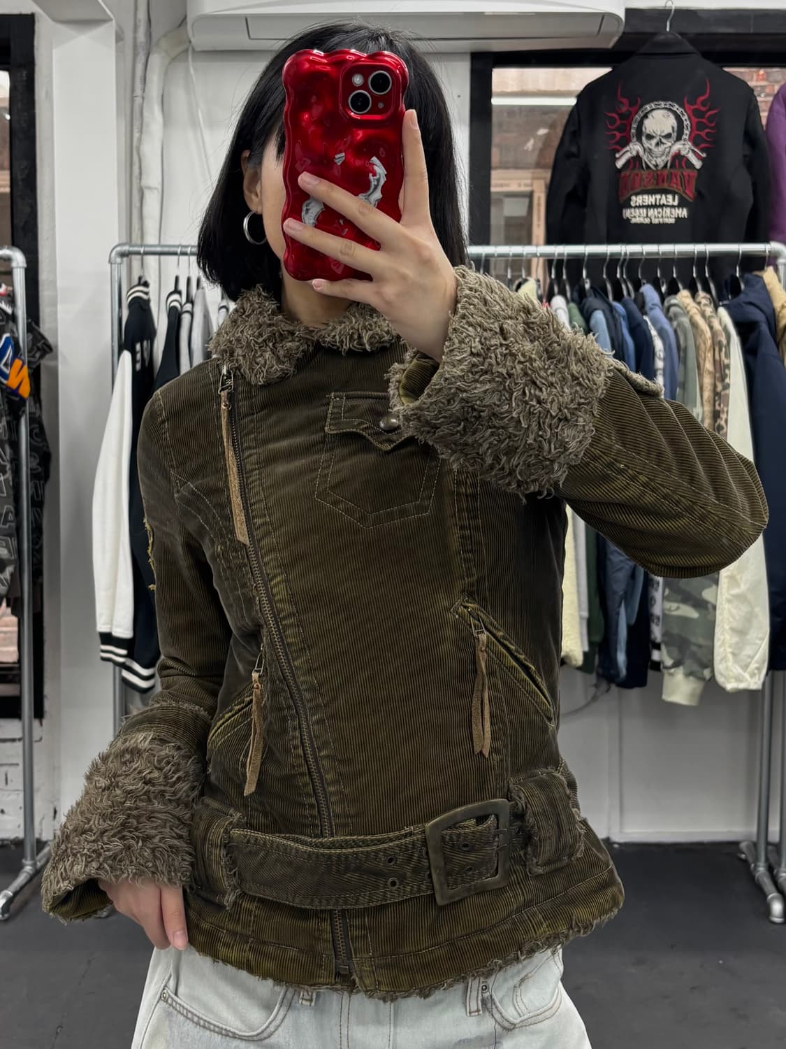 버커루 코듀로이 Y2K 쉐르파 자켓 상품이미지2