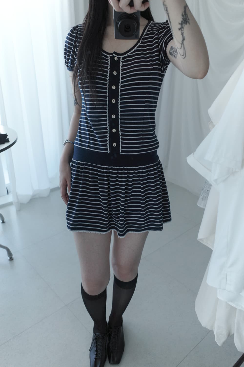cecil mcbee) stripe jumpsuit 상품이미지6
