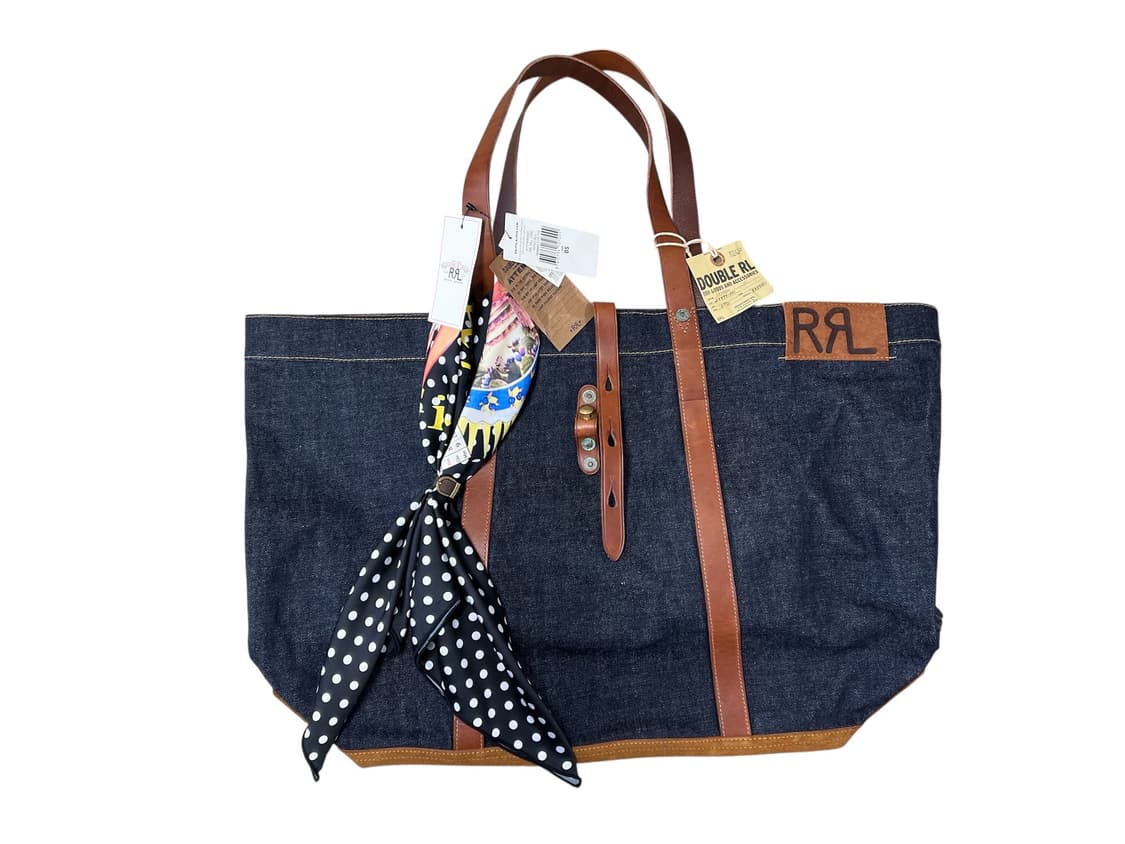 더블알엘 데님 토트백/숄더백/쇼퍼백 OS 상품이미지5