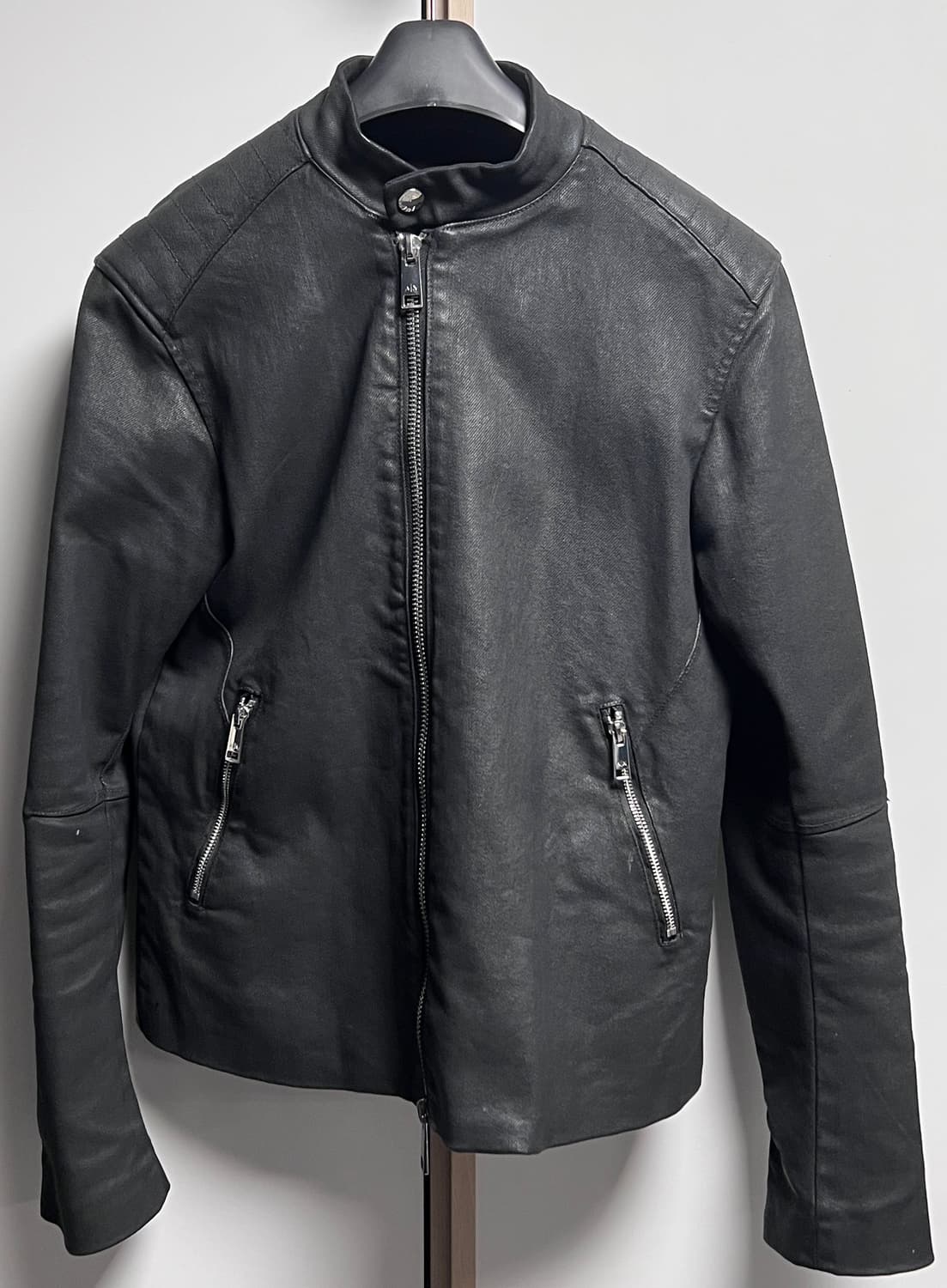 Armani Exchange 아르마니 익스체인지 코팅 진 자켓 상품이미지1
