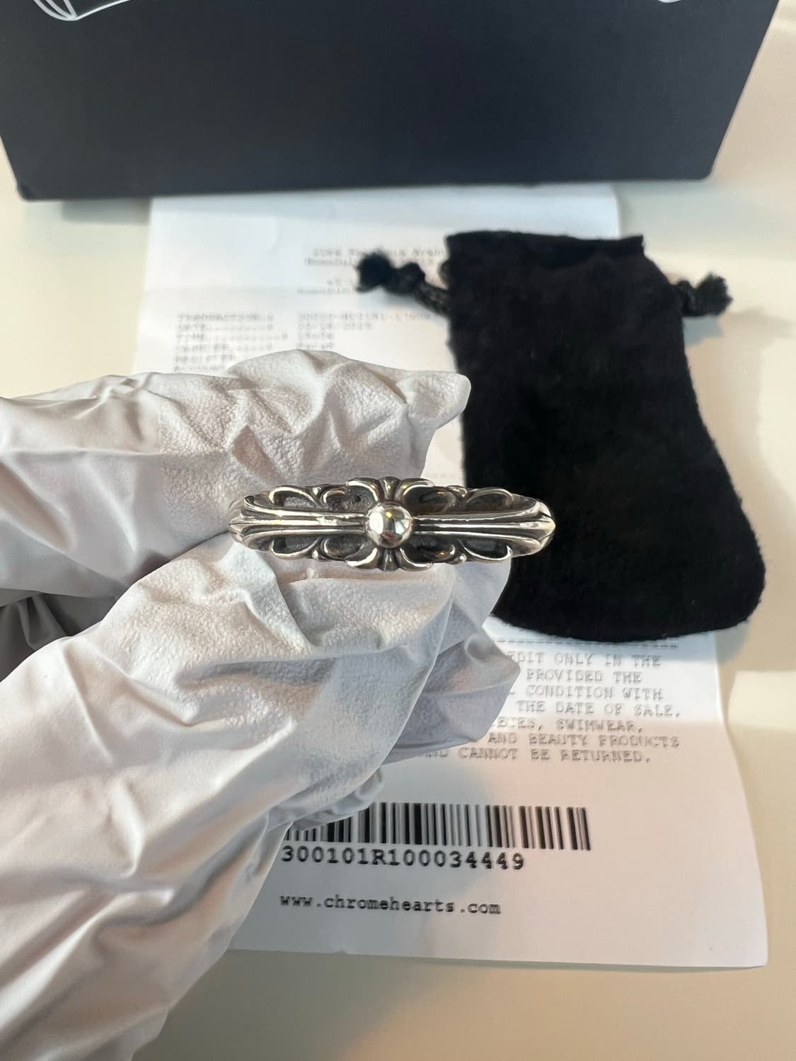 [us11.5] 크롬하츠 베이비 플로랄링 상품이미지2