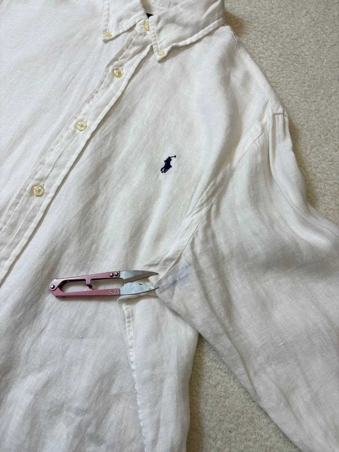 폴로 랄프로렌 솔리드 100% 린넨 셔츠 PN6269 상품이미지4