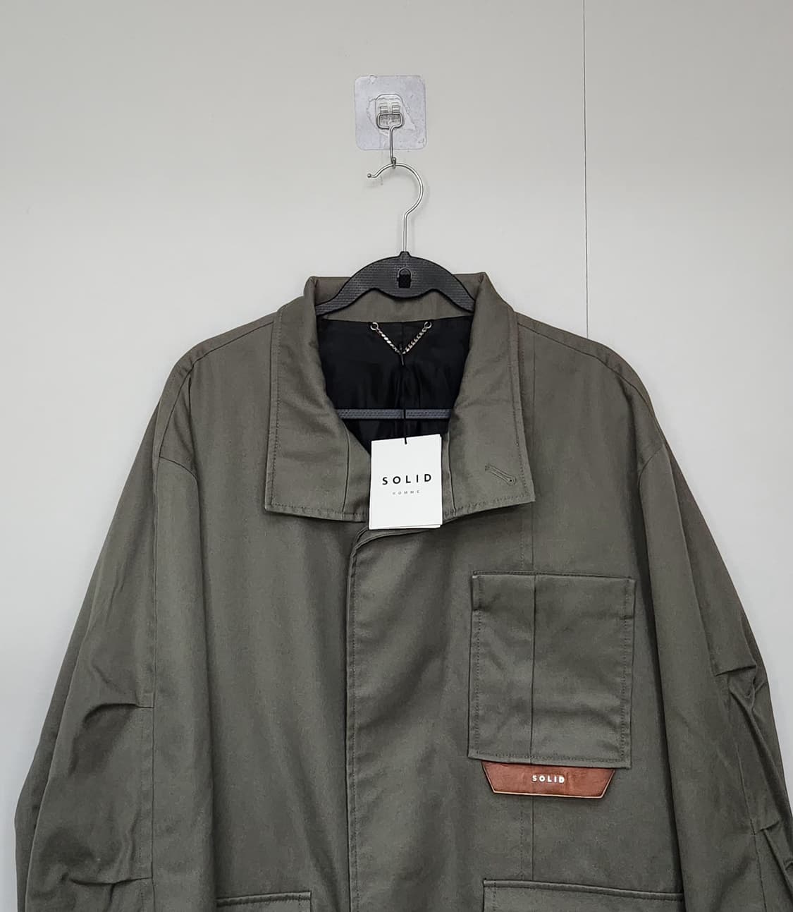 솔리드옴므 야상 코트 105. 새상품 상품이미지8