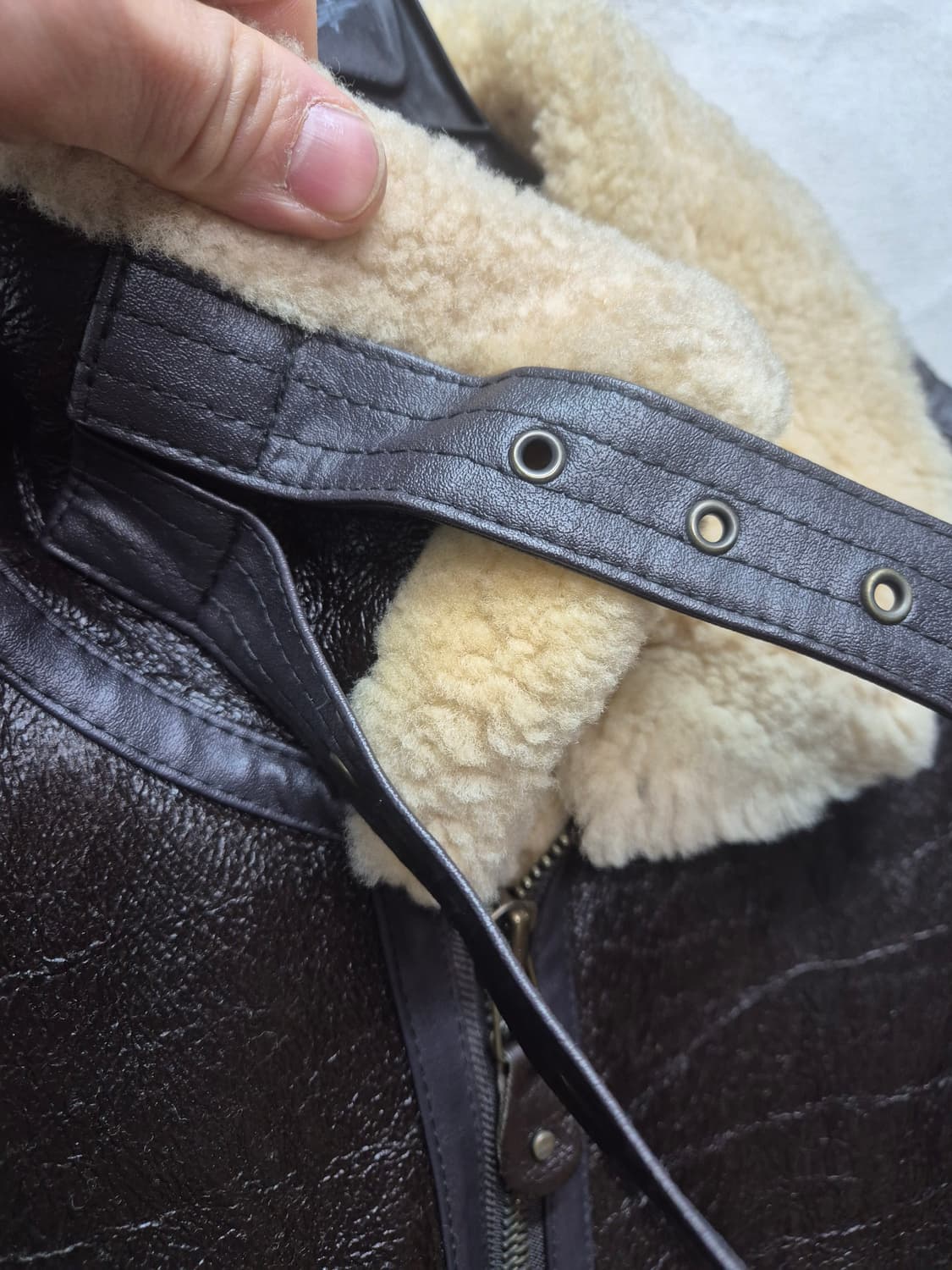 B-3 폭겨기 무스탕 상품이미지2