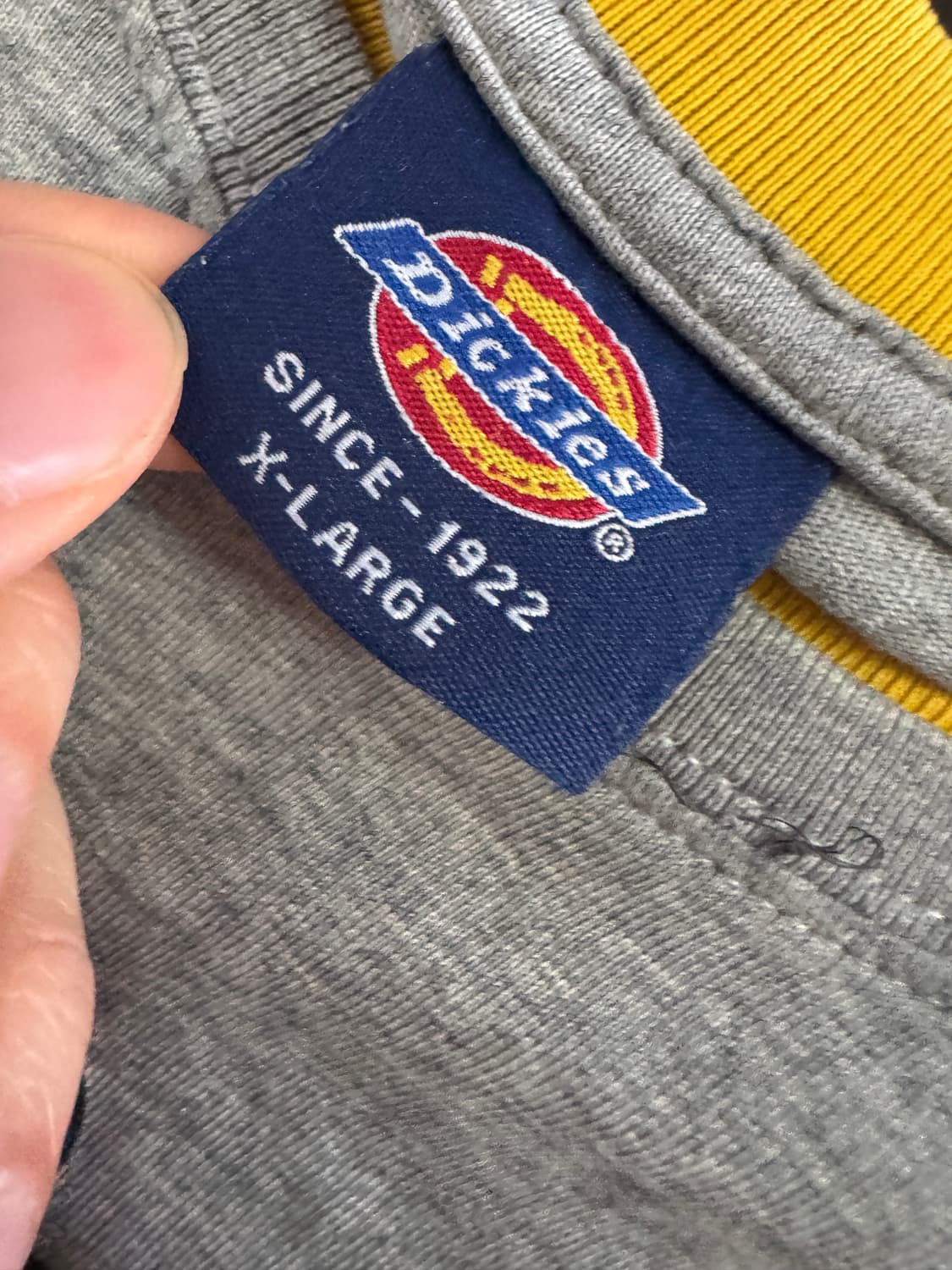 디키즈 Dickies 올드스쿨 스펠로고 링거 반팔 티셔츠 M ~ L 상품이미지3