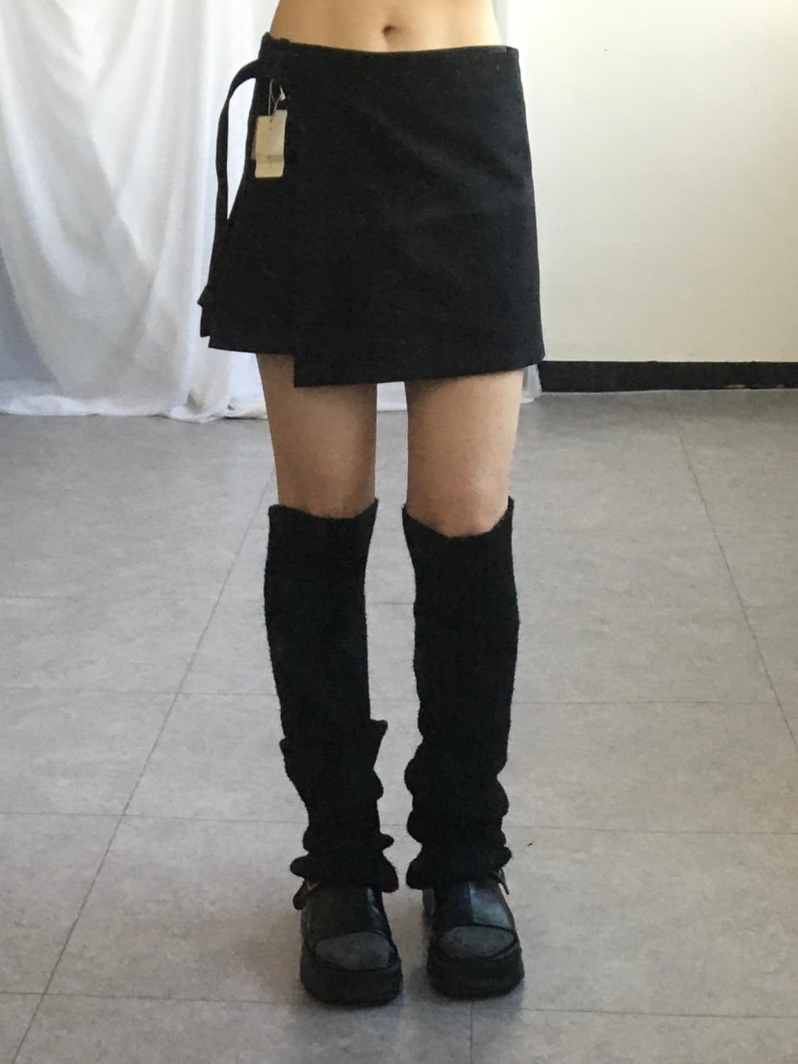 Belted wrap skirt 상품이미지4