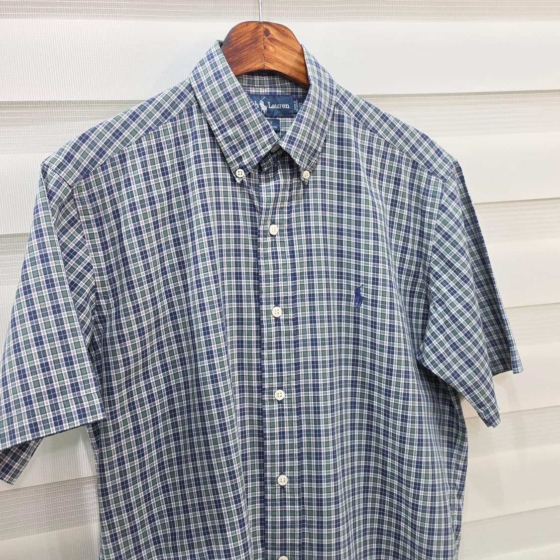 랄프로렌 반팔 체크셔츠- S 상품이미지2