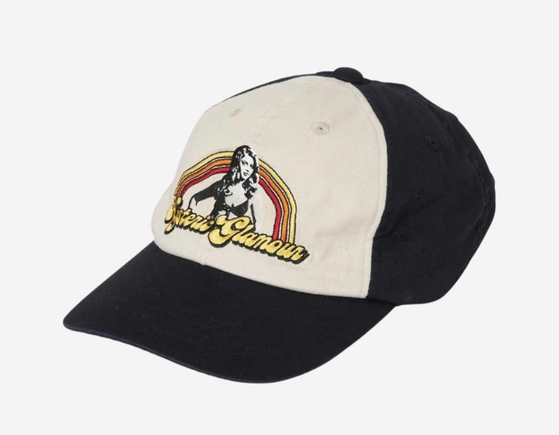 [OS] 히스테릭 글래머 HG 레인보우 자수 캡 블랙 상품이미지1