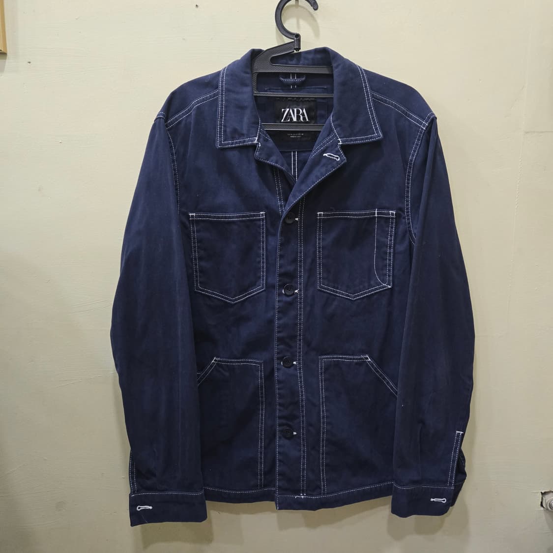 자라 네이비 워크 자켓 M 상품이미지1