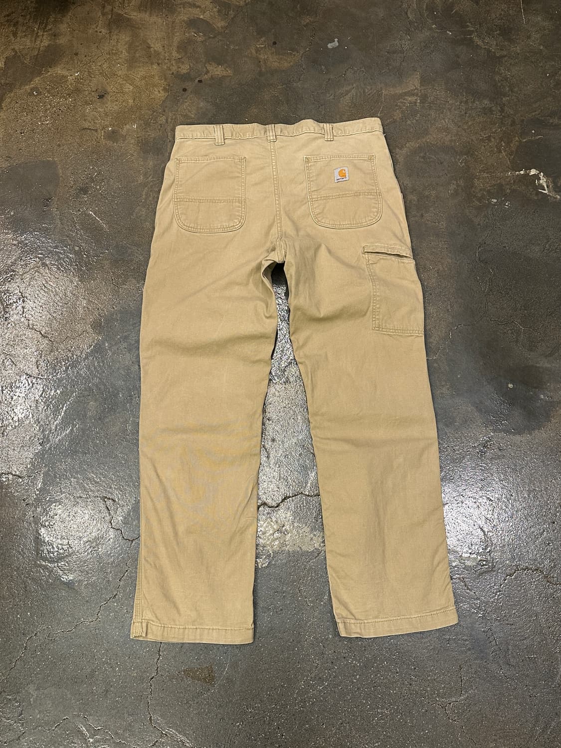 칼하트 릴랙스핏 베이지 카펜터 코튼팬츠 38x32 상품이미지2