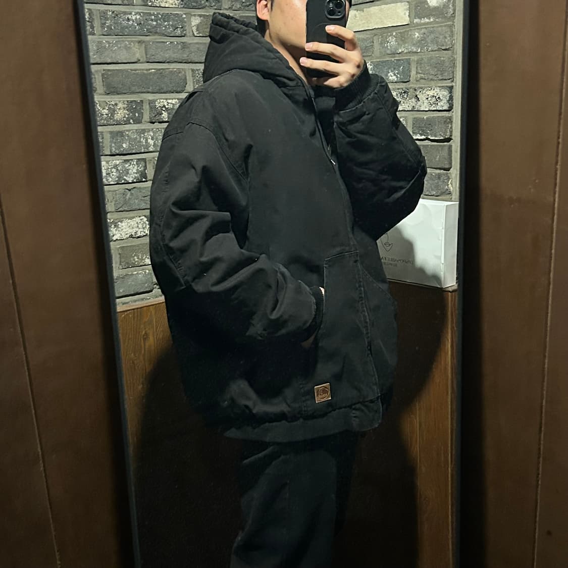 3XL) BERNE USA 빈티지 워크웨어 액티브 후드집업 자켓 상품이미지9