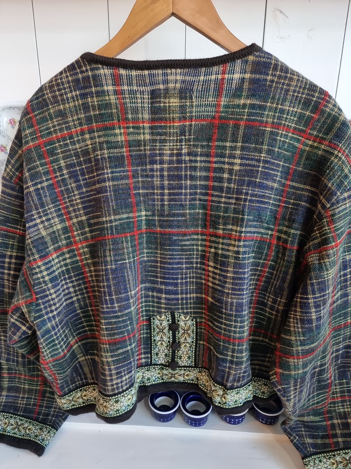 니콜클럽 램블러 울 체크 자켓 상품이미지7