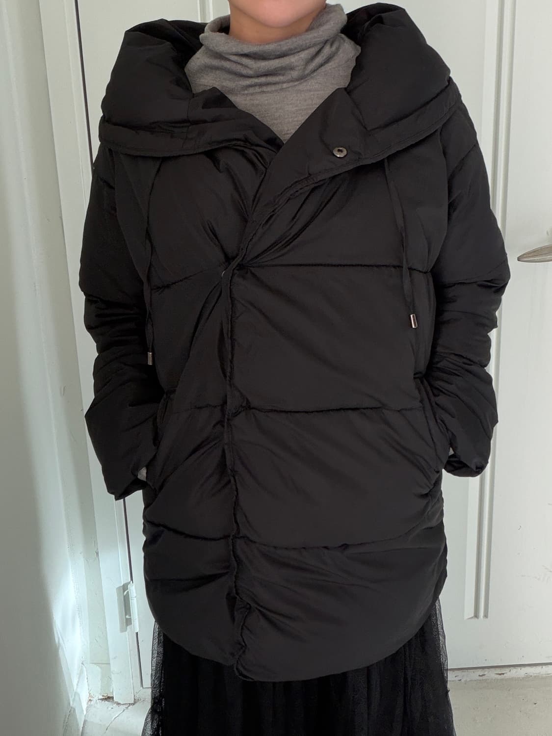 데님앤서플라이 블랙 푸퍼패딩 상품이미지3