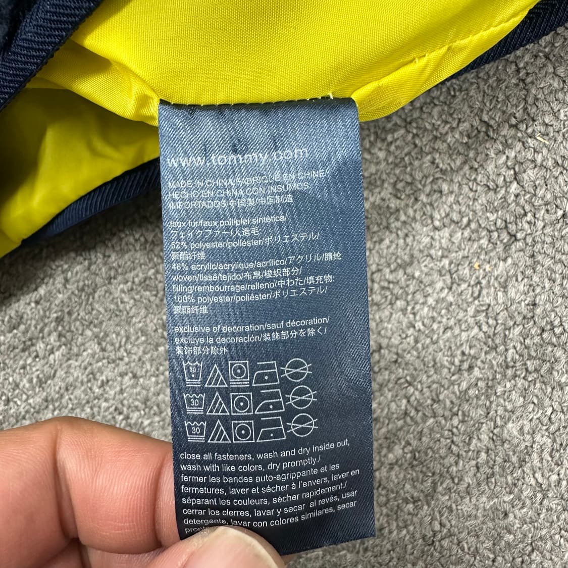 타미힐피거 빅로고 플리스 자켓 상품이미지4