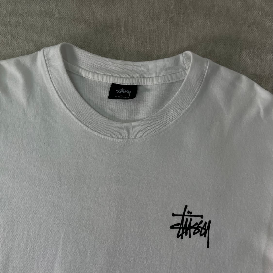 100 스투시 베이직로고 롱슬리브 티셔츠 상품이미지3