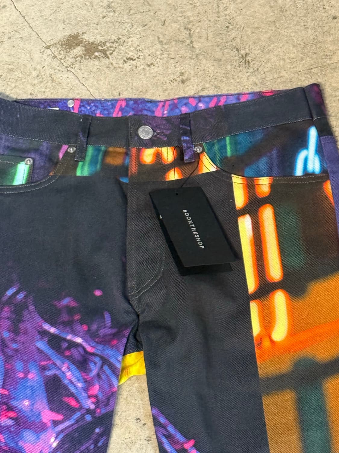 드리스 반 노튼 프린트 팬츠 상품이미지3