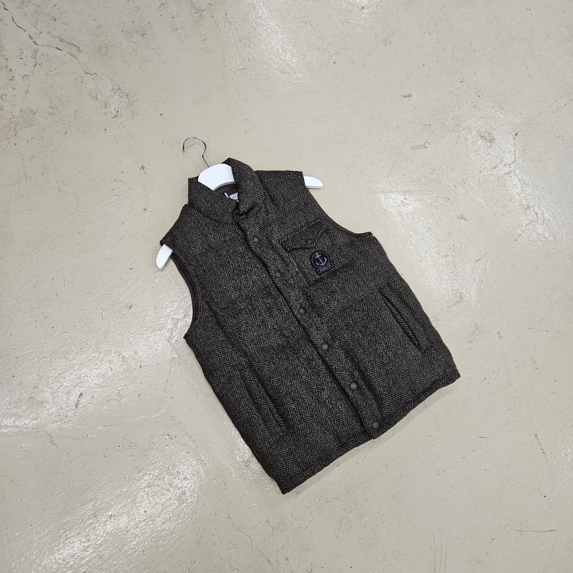 Fidelity harris tweed 피델리티 해리스트위드 양면조끼 S 상품이미지1