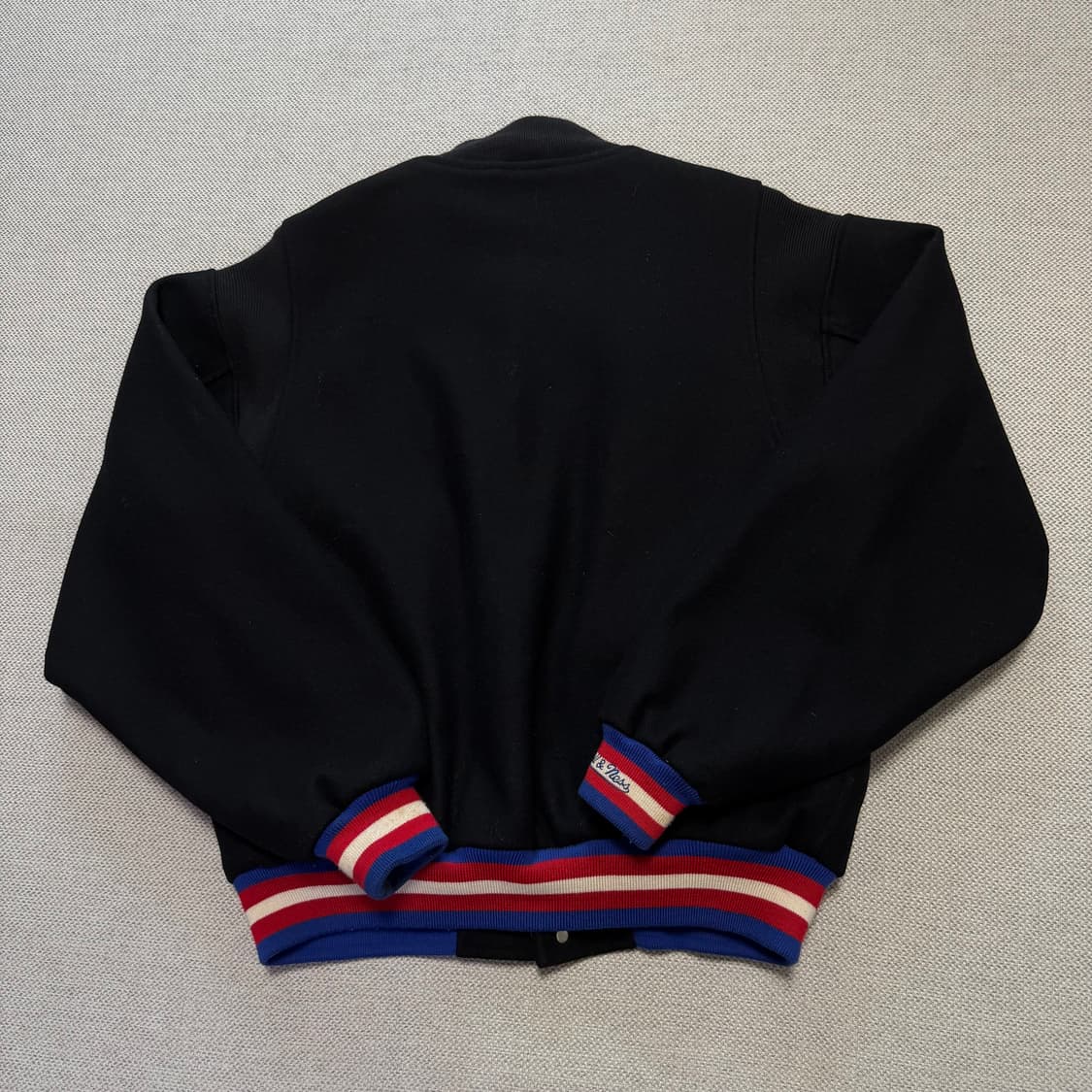 미첼앤네스 필라델피아76 하드우드 클래식 바시티 울 자켓 상품이미지7