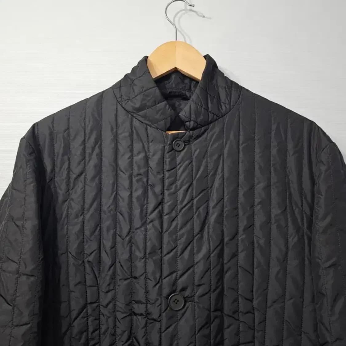 DKNY 남성 블랙 퀼팅 코트 105 상품이미지4