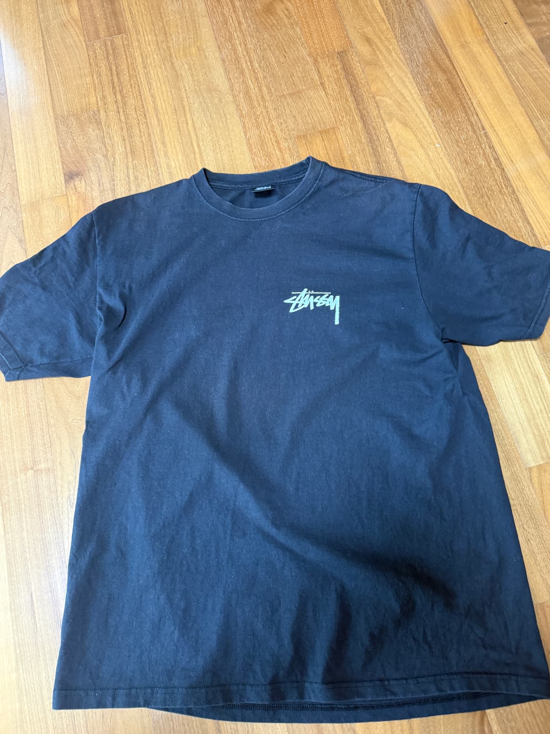 [L]스투시 퍼지 다이스 티셔츠 블랙 상품이미지1