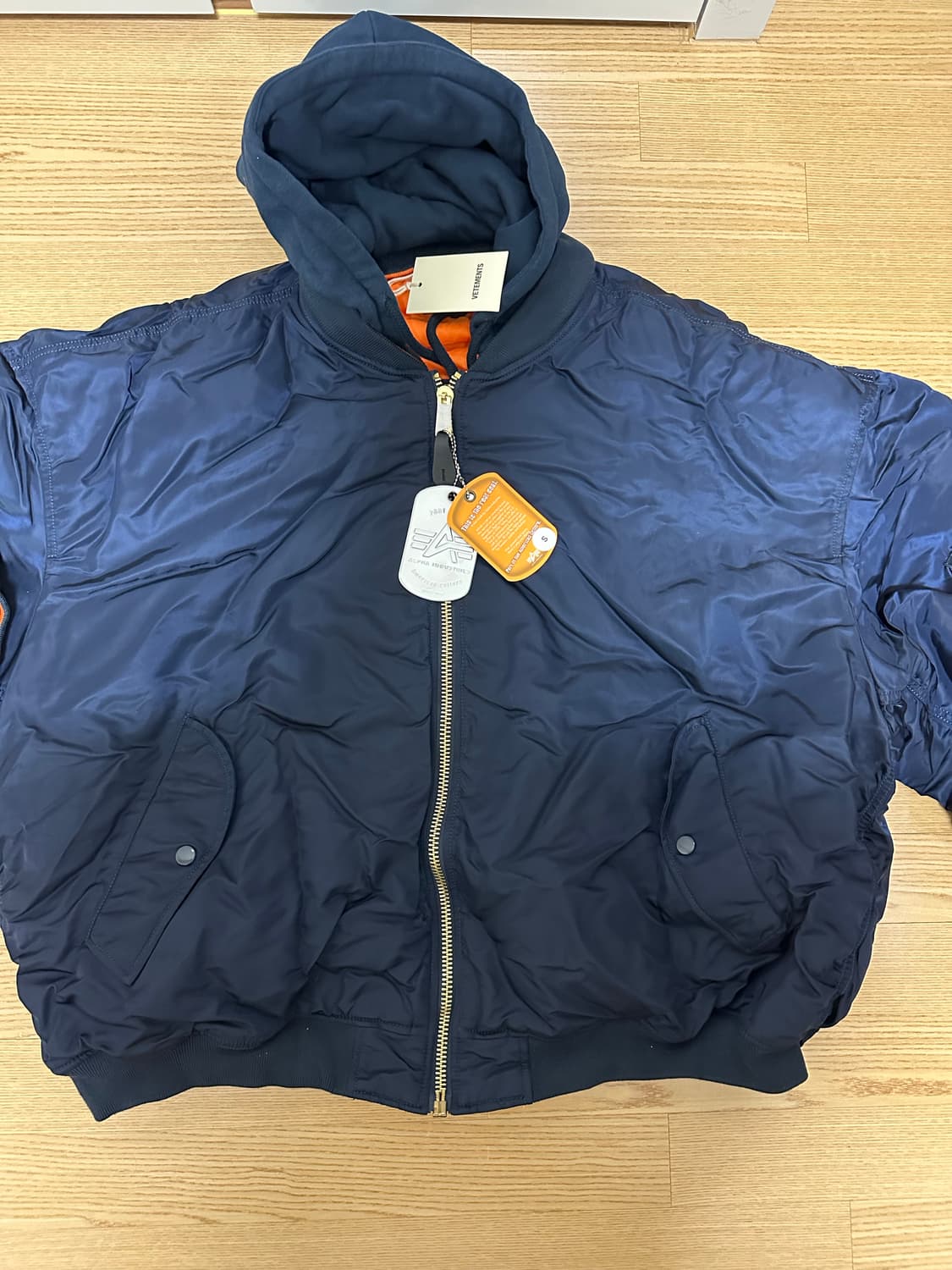 [S] 베트멍  마원 ma-1 새제품 상품이미지1