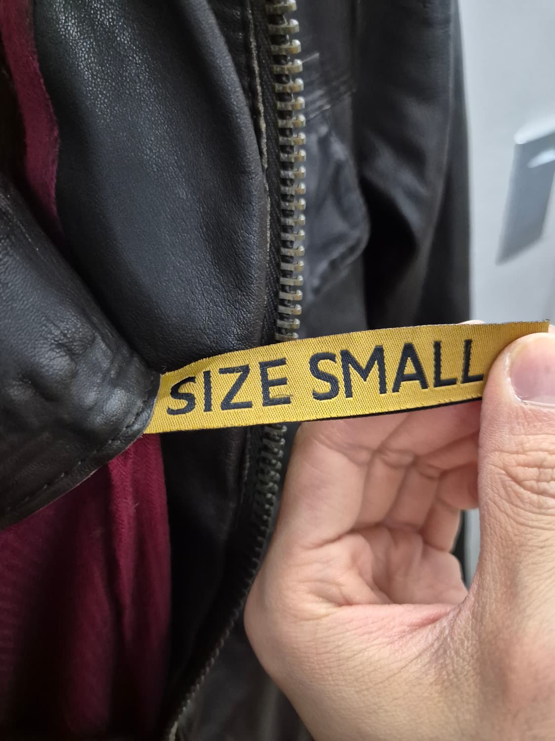 슈퍼드라이 베컴 가죽 자켓 S 상품이미지9