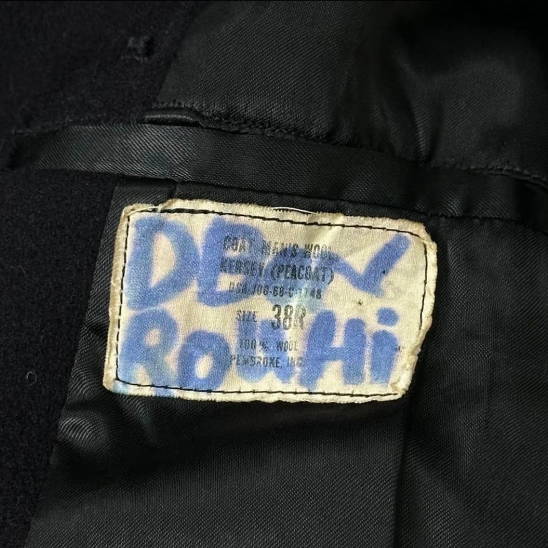 1968 오리지널 미해군 커지울 피코트 상품이미지8