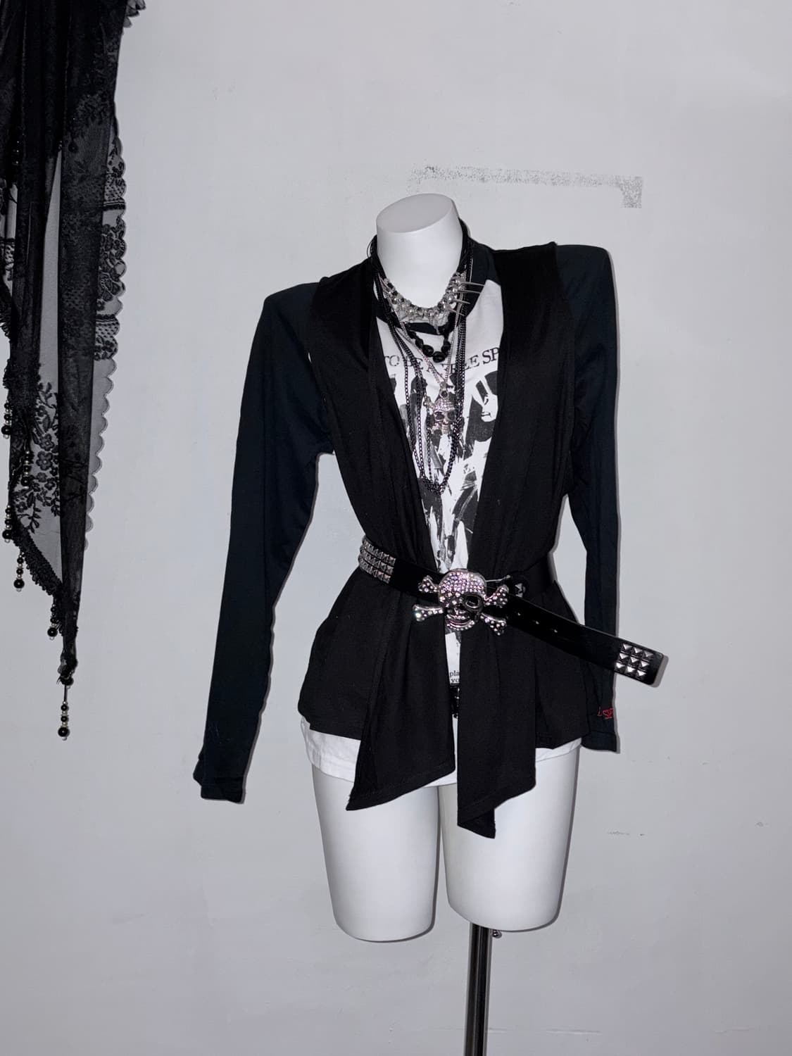 락시크코디 드레이프 실루엣 펑크 고딕락  상품이미지4