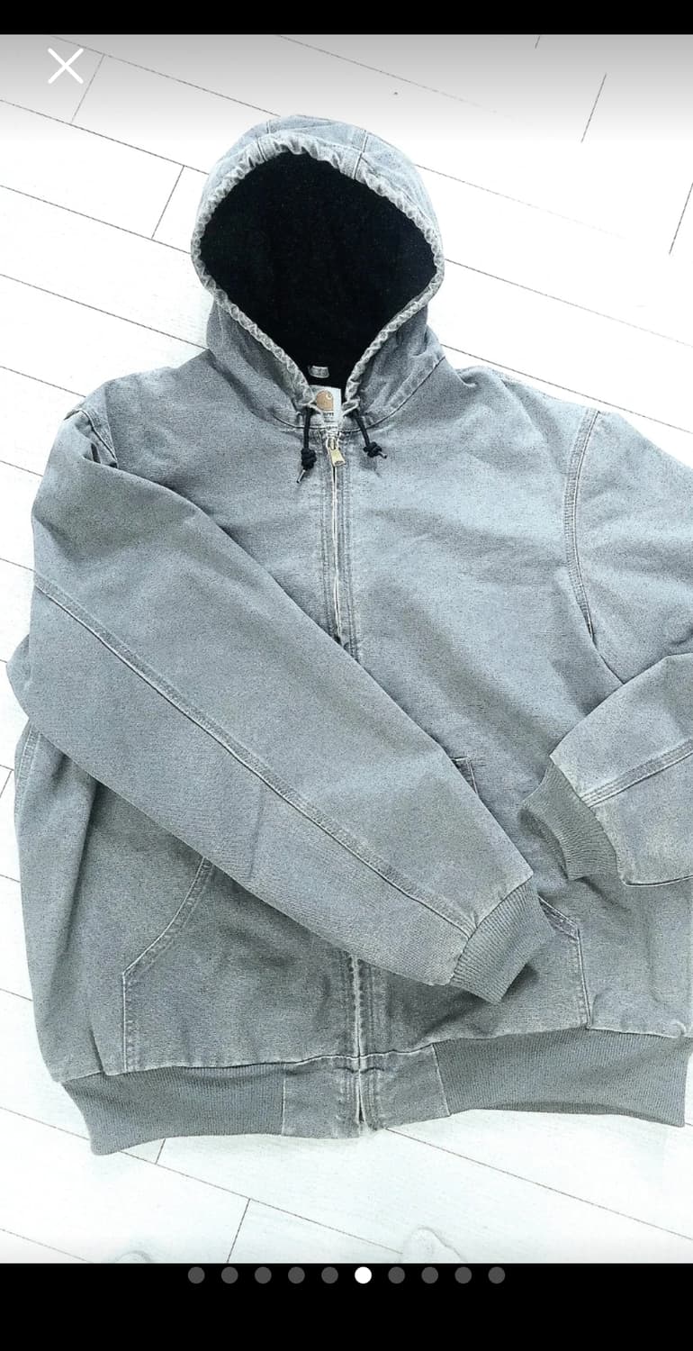 칼하트 J25 액티브 후드 자켓 그레이 엑스라지 상품이미지6