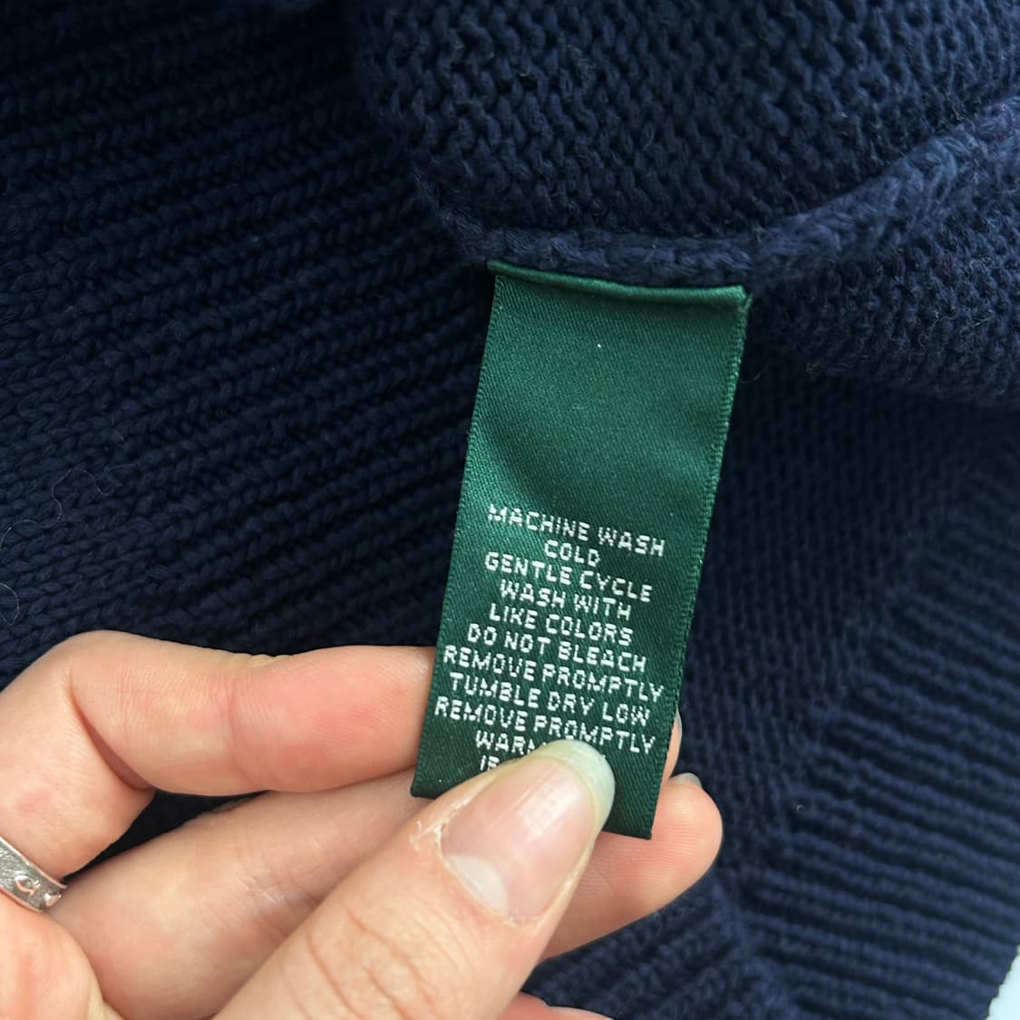 Polo 폴로 네이비 니트 가디건  상품이미지7