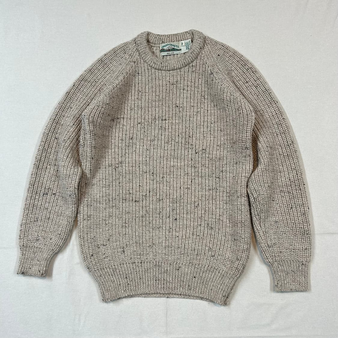 M) Aran Crafts 아란크래프트 피셔맨 울 니트 스웨터 상품이미지1