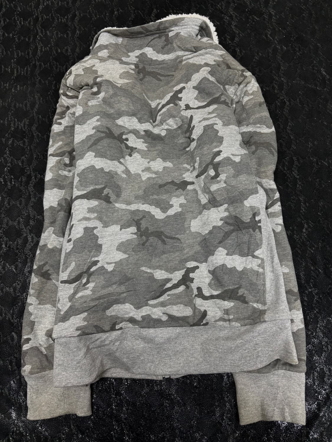 “Vintage” Grey Camo& Fleece reversible Z 상품이미지6