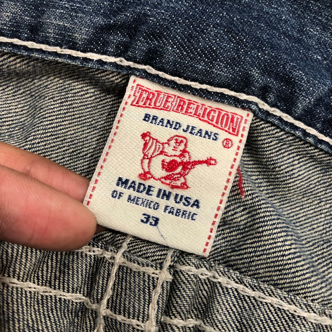 트루릴리전 스트레이트 워싱 데님 팬츠 상품이미지6