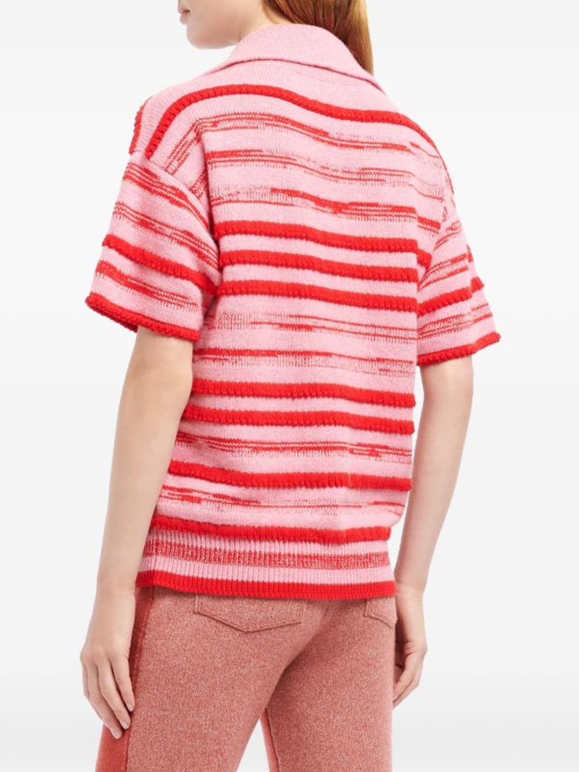 (정품)샤넬 배리 BARRIE 스트라잎 폴로니트탑 상품이미지3