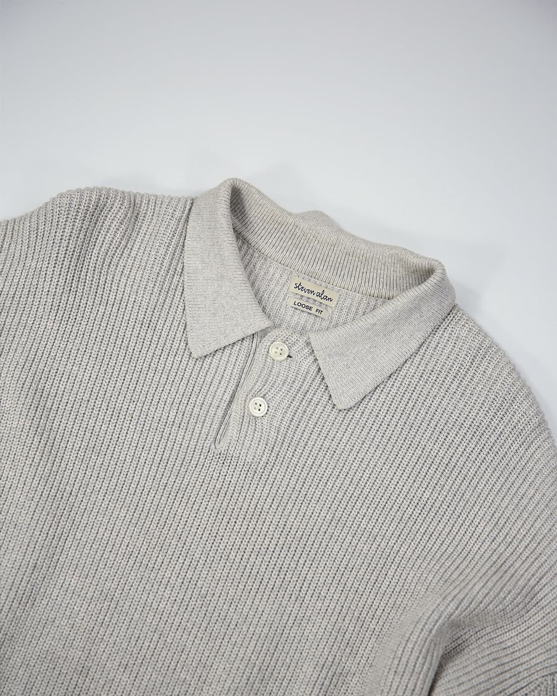 steven alan Japan Knit Polo Sweater 상품이미지7