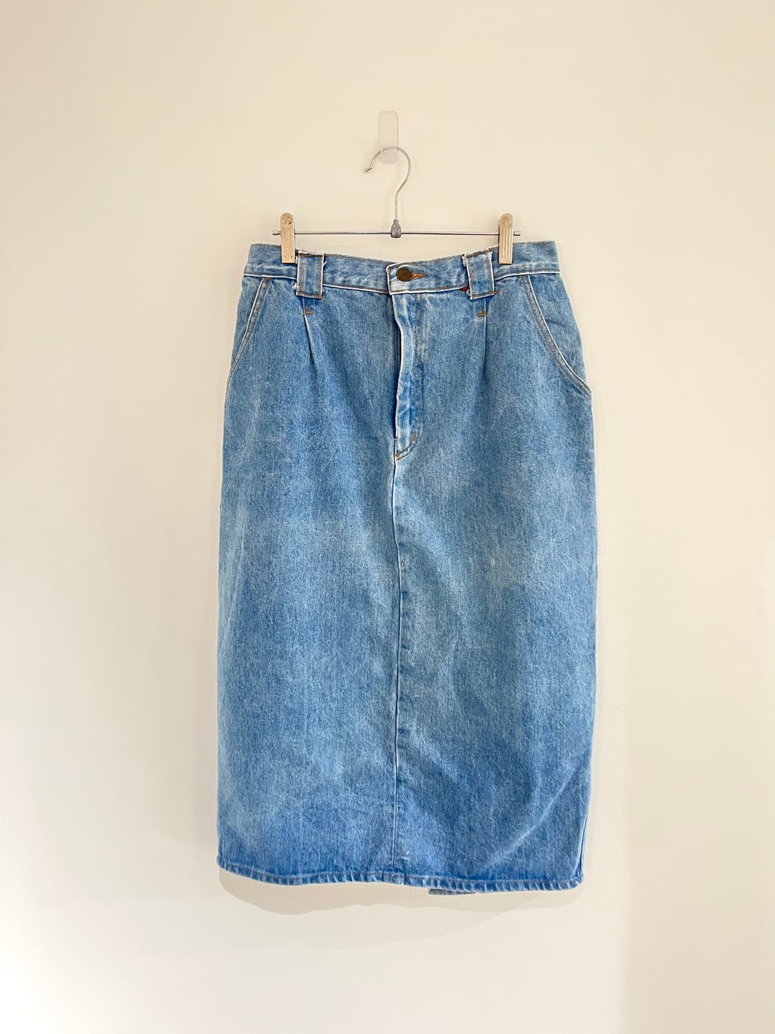 90's Vivgldi denim skirt (made in USA) 상품이미지1
