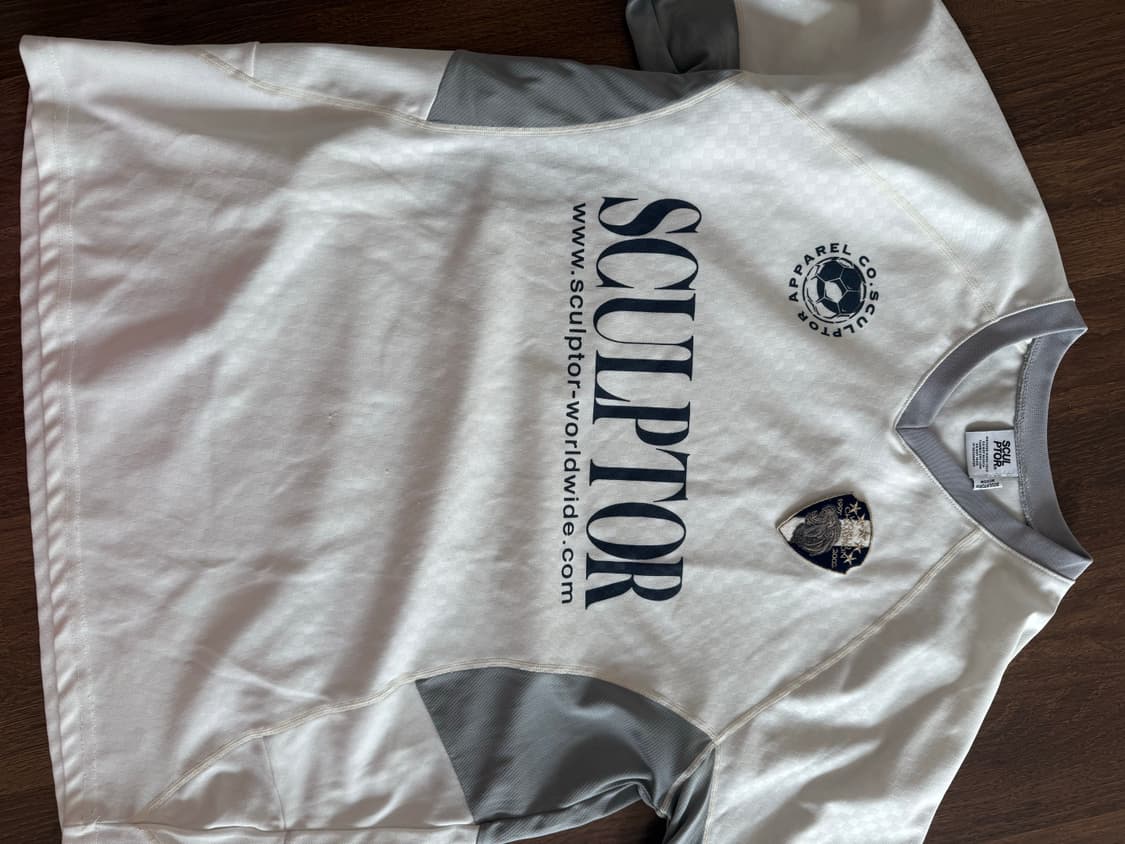 스컬프터 싸커 티셔츠 화이트 상품이미지1