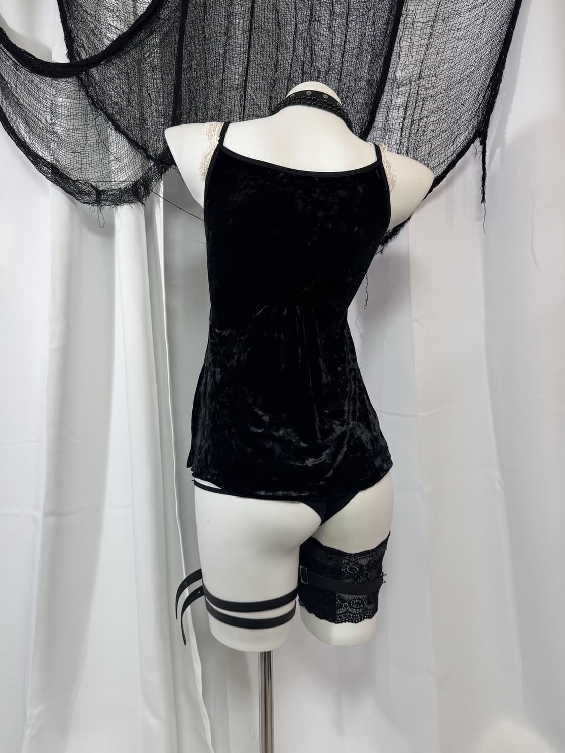  velvet lace sleeveless 상품이미지4