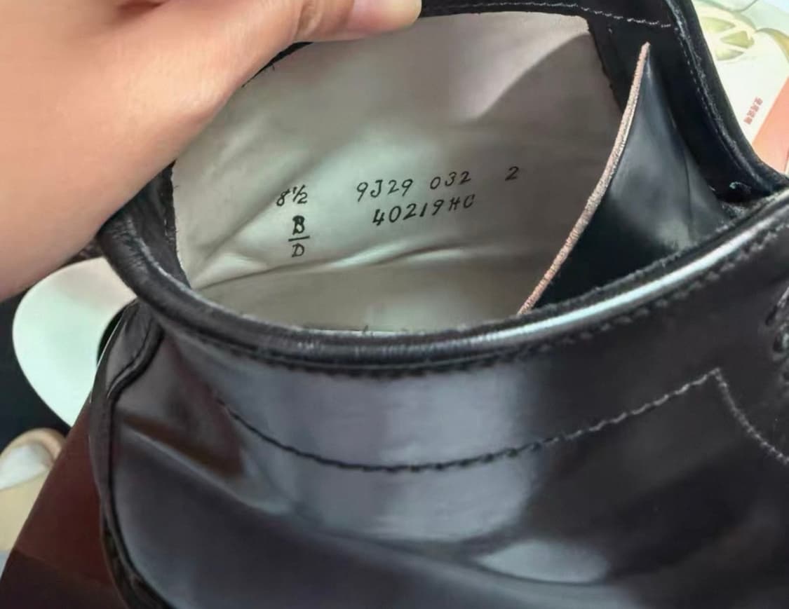 알든 탱커부츠 코도반 블랙 8.5d 상품이미지5