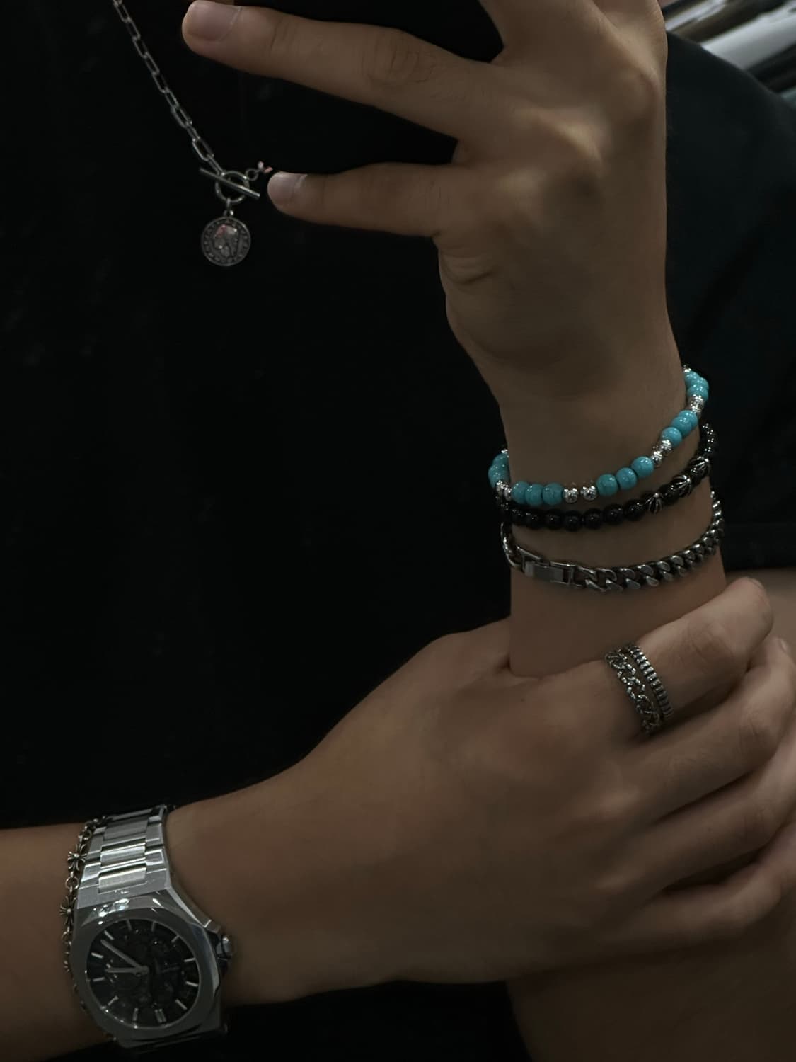 Layerd ring set - 레이어드 반지 세트 상품이미지4