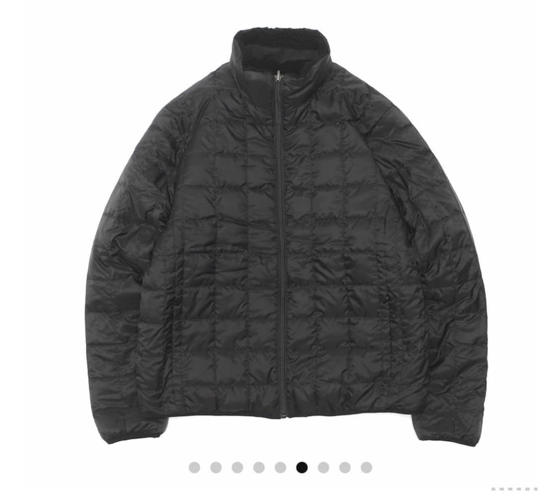 새상품(XL) 타이온 보아 플리스 다운 리버시블 자켓 블랙 상품이미지2