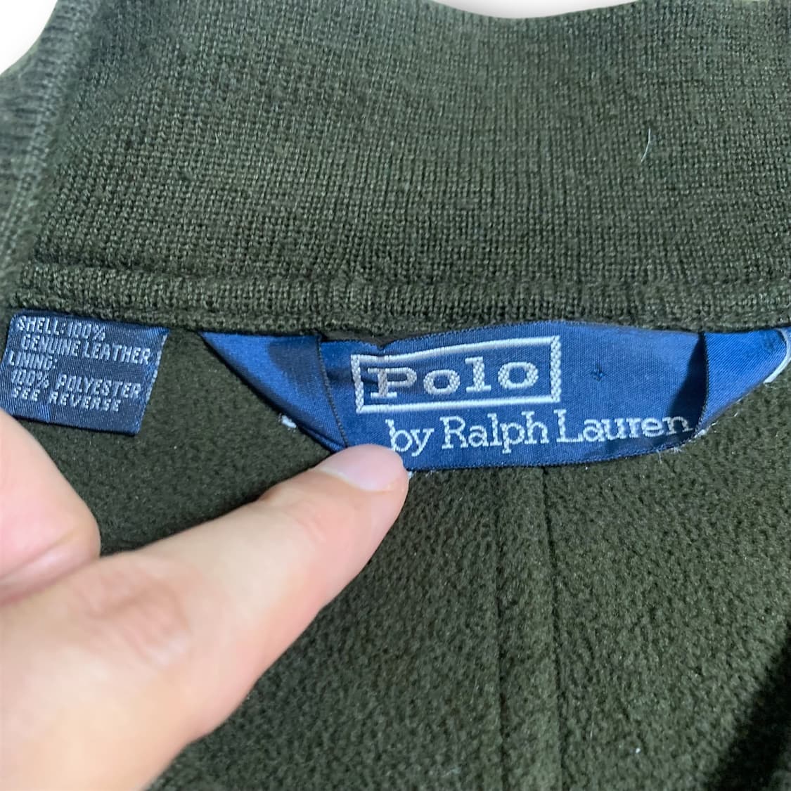 [XL] 90s Polo suede jacket dark brown 상품이미지3