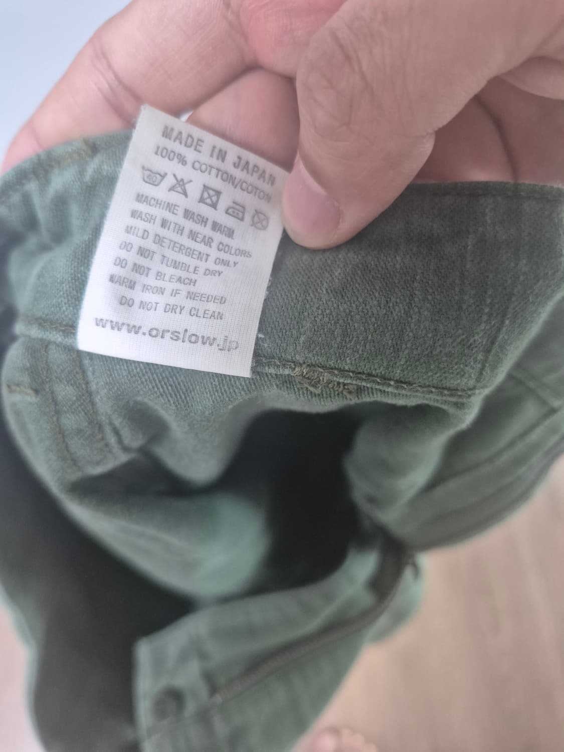 오어슬로우 슬림핏 3사이즈 팝니다 상품이미지9